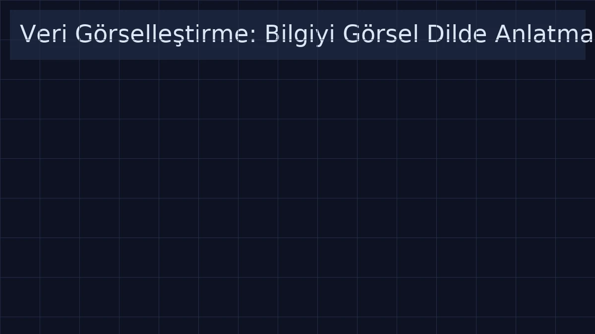 Veri Görselleştirme: Bilgiyi Görsel Dilde Anlatmak figure 1